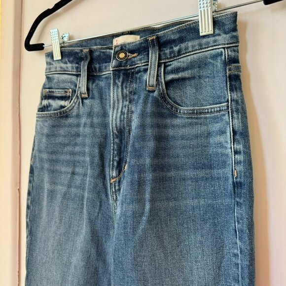 New Favorite Daughter The Valentina Tower Super High Rise Jeans in Medium Indigo - Picture 6 of 13